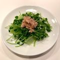 ☆flwちぃ☆'s cooksnap of when they made 小松菜豆苗のごま油香るツナ和え｡˚✩.