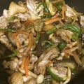stillmay's cooksnap of when they made 鶏もも肉とナス、ピーマンの辛味噌炒め.