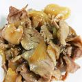 Mau☆cafe's cooksnap of when they made 麺つゆで簡単に♪クセになる生姜焼き.