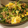 kayojin's cooksnap of when they made ごま油香る☆豆苗と豚肉のたまご炒め.