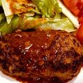 クック5V4F78☆'s cooksnap of when they made 豆腐と豚挽き肉のふっくらハンバーグ.