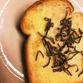 ＊にょにょん＊'s cooksnap of when they made 塩昆布マヨトースト.