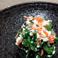 Pugまこちゃん's cooksnap of when they made 簡単！ほうれん草の白和え♡.