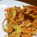 kyokorara's cooksnap of when they made サクサクかき揚げ.