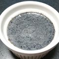 ハク★'s cooksnap of when they made 離乳食後期の子にも♪豆乳黒ゴマプリン.