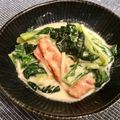 niccco's cooksnap of when they made ターサイ(又は青梗菜）中華ミルク炒め.