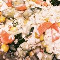 夏生まれの人's cooksnap of when they made 豆腐サラダ~ポテサラ風~.