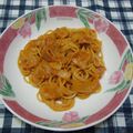 詩絵奈's cooksnap of when they made たっぷりベーコンとチーズのトマトパスタ.