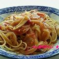 夢のひよこ's cooksnap of when they made 一人分でも美味しい♪簡単トマトのパスタ.