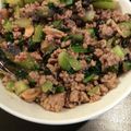 とろけい's cooksnap of when they made 小松菜とひき肉のふりかけ.