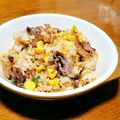 猫のオソマ's cooksnap of when they made ガリマヨnoビーフチャーハン.