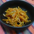 ｻﾁ0411's cooksnap of when they made にんじんのきんぴら風.