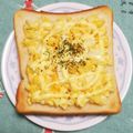 こげ岡's cooksnap of when they made マヨタマ トースト.