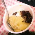 choco831's cooksnap of when they made ヨーグルトに☆オレンジ＆チョコ♪.