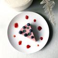 豆乳美味♡'s cooksnap of when they made ビーツのレアチーズケーキ.