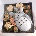 umico＊27's cooksnap of when they made キャラ弁♡雨降りトトロとまっくろくろすけ.