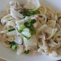picanuts☆'s cooksnap of when they made m簡単！きのこと豚の味噌クリームパスタ.