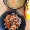 mikko6's cooksnap of when they made 納豆としそこんぶのまぜまぜご飯！.
