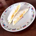 しらすチャン's cooksnap of when they made 簡単！ゆで卵の刻み方〜絶品卵サンド！.