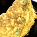 kuonn's cooksnap of when they made アボカドチーズでとろ～りオムレツ♫♬.