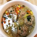 りさきてぃ's cooksnap of when they made 肉だんごと野菜のうま煮(幼児食).