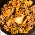 あっちゃちゃん's cooksnap of when they made ズッキーニと豚肉のキムチ炒め.