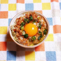 カレンガール's cooksnap of when they made とろろ昆布と鰹節納豆～卵も。.