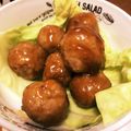 まよちゅちゅ's cooksnap of when they made 簡単꙳★*ﾟ肉だんご☆甘酢あん.