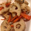 H♡S's cooksnap of when they made れんこんと人参♫簡単味噌きんぴら.