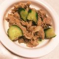 9natsu's cooksnap of when they made 豚肉ときゅうりの胡麻炒め.