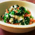 τомоко's cooksnap of when they made 簡単副菜★ホウレン草の白和え.