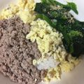 うさぎさん⭐️'s cooksnap of when they made 豚そぼろと炒り卵とほうれん草のそぼろ弁当.