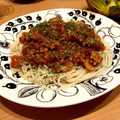 yuzukann's cooksnap of when they made 濃厚簡単☆香り漂う本格ミートソースを家で.