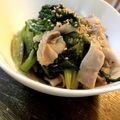 marica猫's cooksnap of when they made 簡単！菜っ葉と豚バラのごま油炒め.