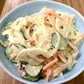 ゆうちゃんシェフ's cooksnap of when they made 柚子胡椒香るシャキシャキ春雨のマヨサラダ.