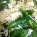 走れラディッシュ's cooksnap of when they made 胃に優しい小松菜とえのき、高野豆腐の煮物.