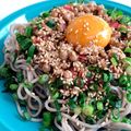 noriko912's cooksnap of when they made 薬味たっぷり☆梅納豆冷やし蕎麦.