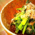 ちまてぃ〜's cooksnap of when they made 大葉春菊の簡単おひたし♪.