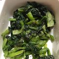 yumipoyos's cooksnap of when they made 小松菜のごま味噌和え.