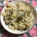 わたさな2016's cooksnap of when they made 炊飯器で☆いりことさつま芋の炊き込みご飯.