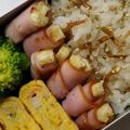 tamago大好き's cooksnap of when they made お弁当に!くるくる*油揚げハム.