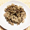 らて♪'s cooksnap of when they made 豚肉とえのき茸の簡単煮もの.