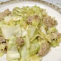 はらぺこしろうさぎ's cooksnap of when they made キャベツと挽き肉のザックリ炒め.