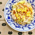 ふたごゆき's cooksnap of when they made 包丁いらず！鮭フレークとレタスの炒飯.