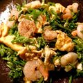 ame-ikuru's cooksnap of when they made エビとクレソンのスクランブルエッグ.