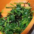 Yount's cooksnap of when they made レンジで❕カブの葉✨と塩昆布の和えもの☺.