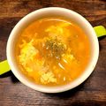 獅子桃's cooksnap of when they made 玉ねぎとトマトのコンソメ卵スープ.