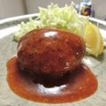 sunita's cooksnap of when they made ポークハンバーグ.