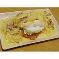 生誕１９７３年独身男's cooksnap of when they made 超簡単！カルボナーラ風ふわふわオムライス.