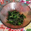 栗丸うさぎ's cooksnap of when they made ほうれん草の黒ゴマ和え♪簡単おひたし.